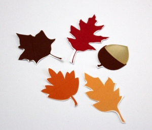 Autumn leaves from Sarah Hurley Farmers Market digi kit